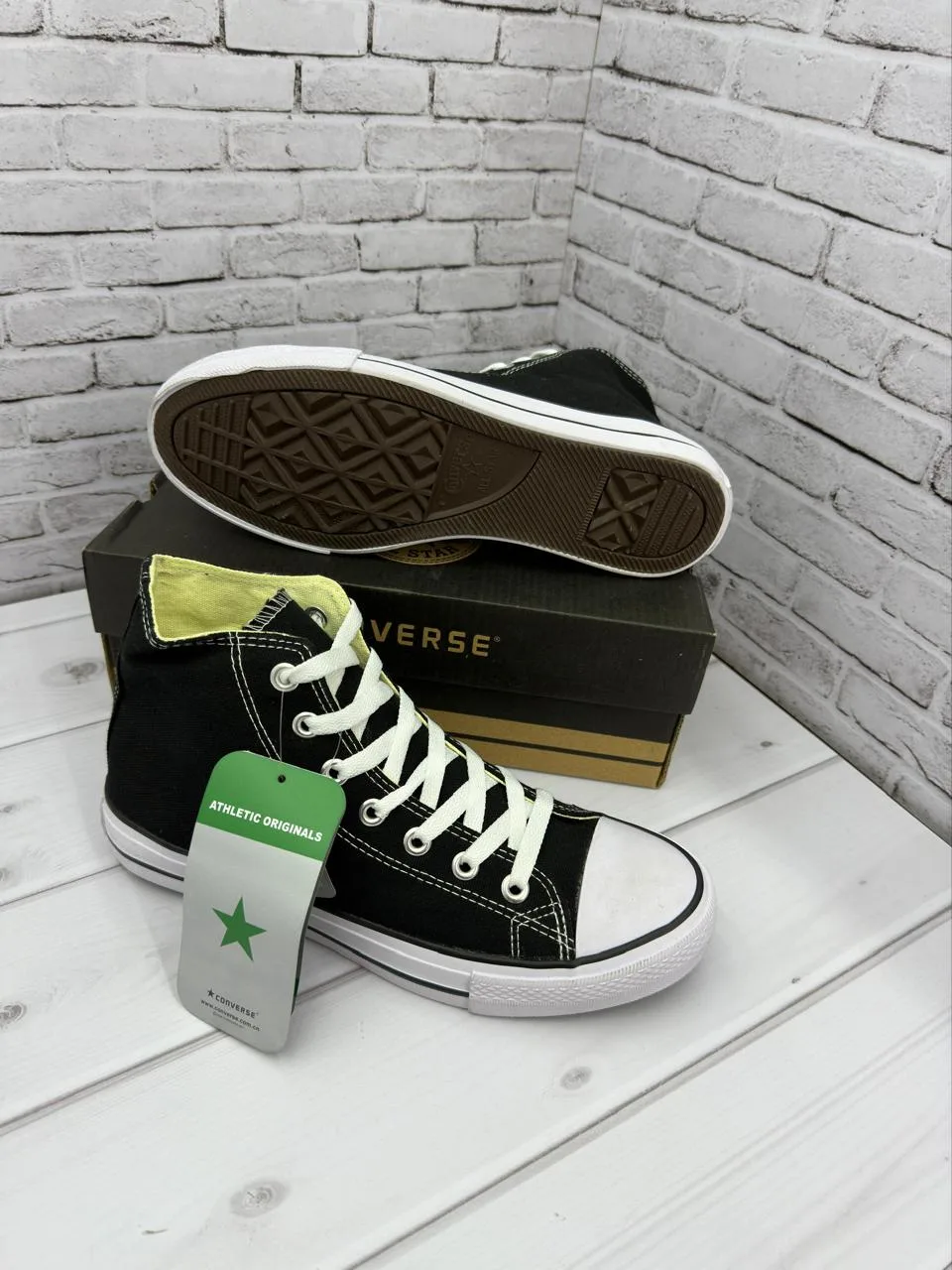 Продаются стильные высокие кеды Converse в черном цвете ОПТОМ